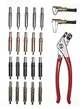 Boulderfly Cleco Fastener Starter Kit - Cleco Fasteners, Side Clamps, and Padded Pliers