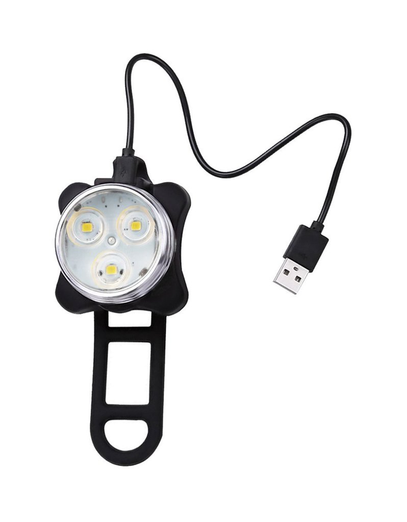 Dark Horse® Bicycle USB Rechargeable 3 LED 4 Mode Front Light, White (B073WX3RTM) Amazon Price History, Amazon Price Tracker