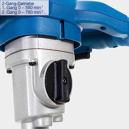 Scheppach Rührwerk PM1600 (Handrührwerk, 1600 Watt, Stablänge: 550mm, Rührkorb-Ø: 140mm, Drehzahlregulierung, 2-Gang-Getriebe, ergonomisch, Rühreraufnahme: M14)