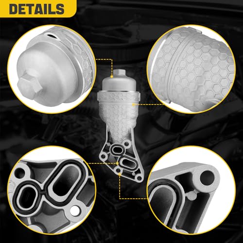 26300-3LAA0 Upgrade Full Aluminum Oil Filter Housing Compatible with Hyundai 14-16 Genesis 17-20 Genesis G80 20-23 Palisade Kia 17-20 Cadenza 19-20 Sorento 19-21 Sedona 20-24 Telluride OE# 263003LAA0 by YEHERIT - Used condition - Image 7