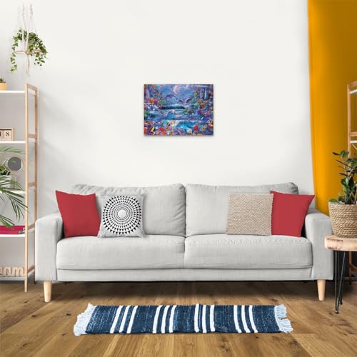 Ravensburger - Puzzle Adulte - Puzzle 500 pièces Phosphorescent - Glow in The Dark - La Magie du Clair de Lune - Adultes et Enfants à partir de 10 Ans - Puzzle de qualité supérieure - 12000478