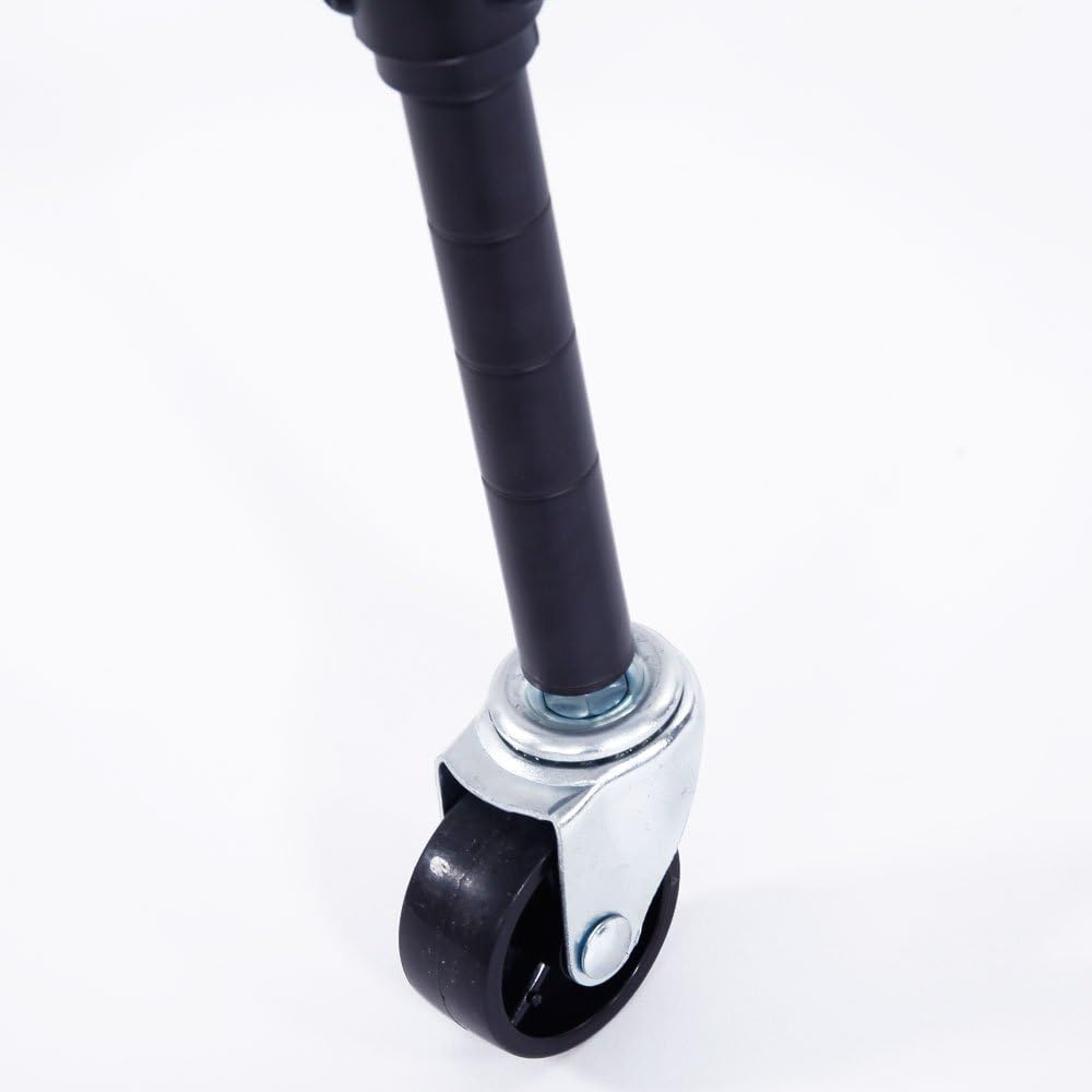 mytunes 6-Tier Corner Shelf, Metal Standing Corner Storage Rack Display, Wire Shelving Unit Corner Rack Corner Shelving with Wheels for Living Room, Bathroom, Kitchen