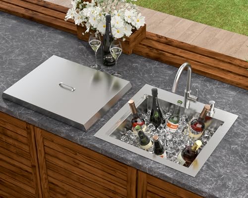 Dcolora 21 Inch Outdoor Kitchen Sink