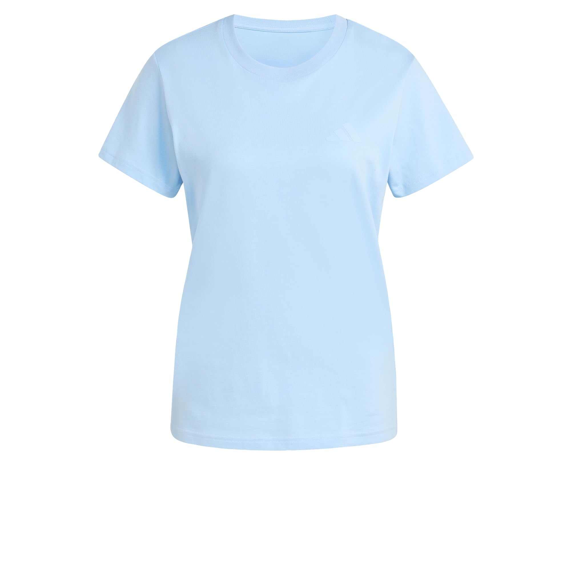 adidas Women's Terrex Mountain Graphic Tshirt, Glow Blue, XS