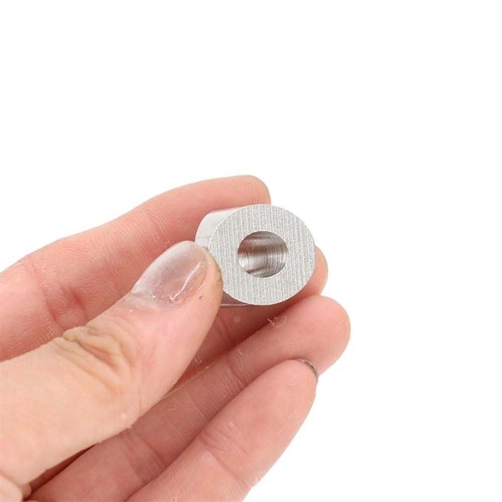 Morsetti per Fune 10/30/50/100 Pezzi ringhiera Cavo Ponte rondella angolata smussata da 30 Gradi 3/8 Fori Hardware Marino in Acciaio Inossidabile 316(30pcs)