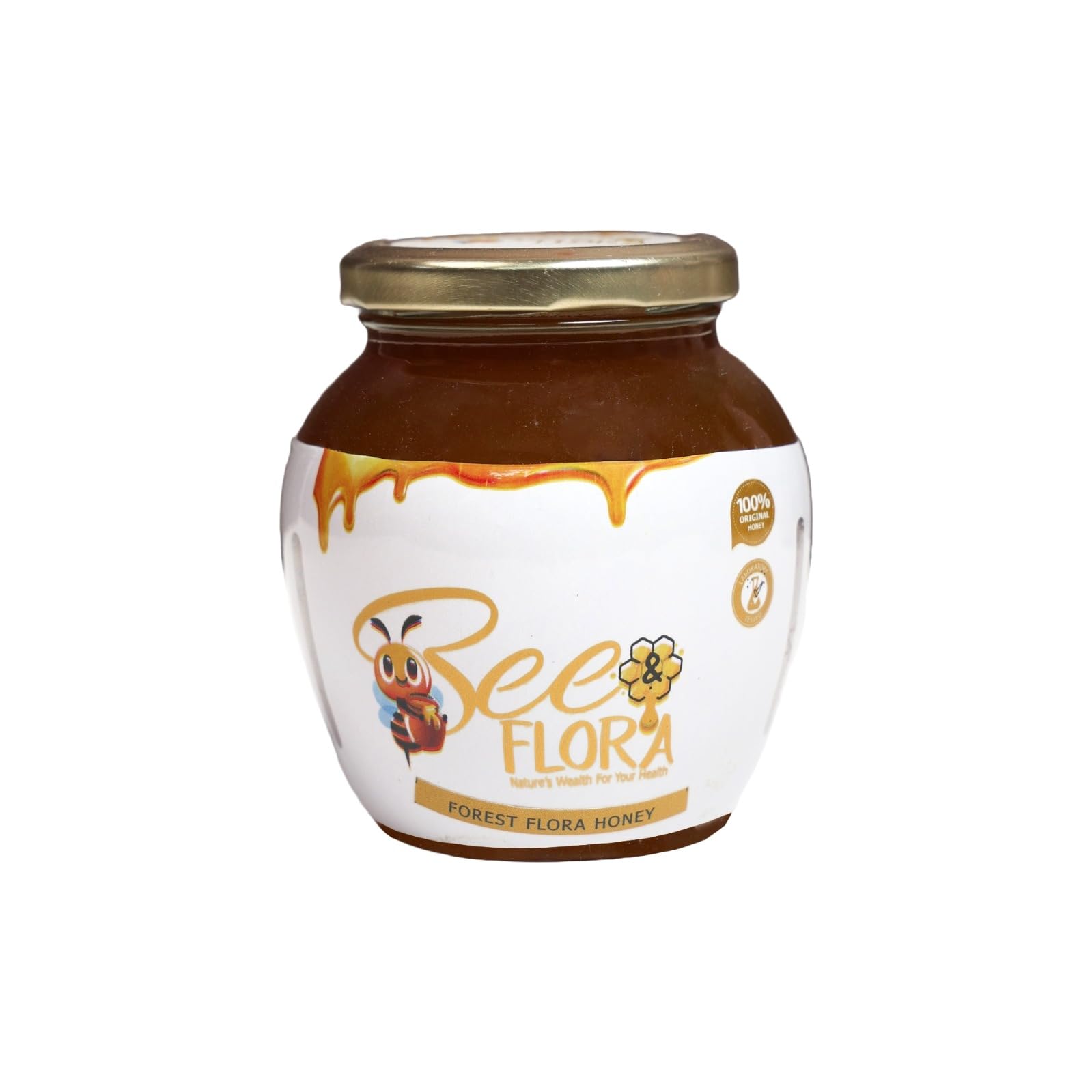 Bee & Flora Pure Forest Honey, Forest Flora Natural Honey, 100% unprocessed Original Honey (470)-image-49