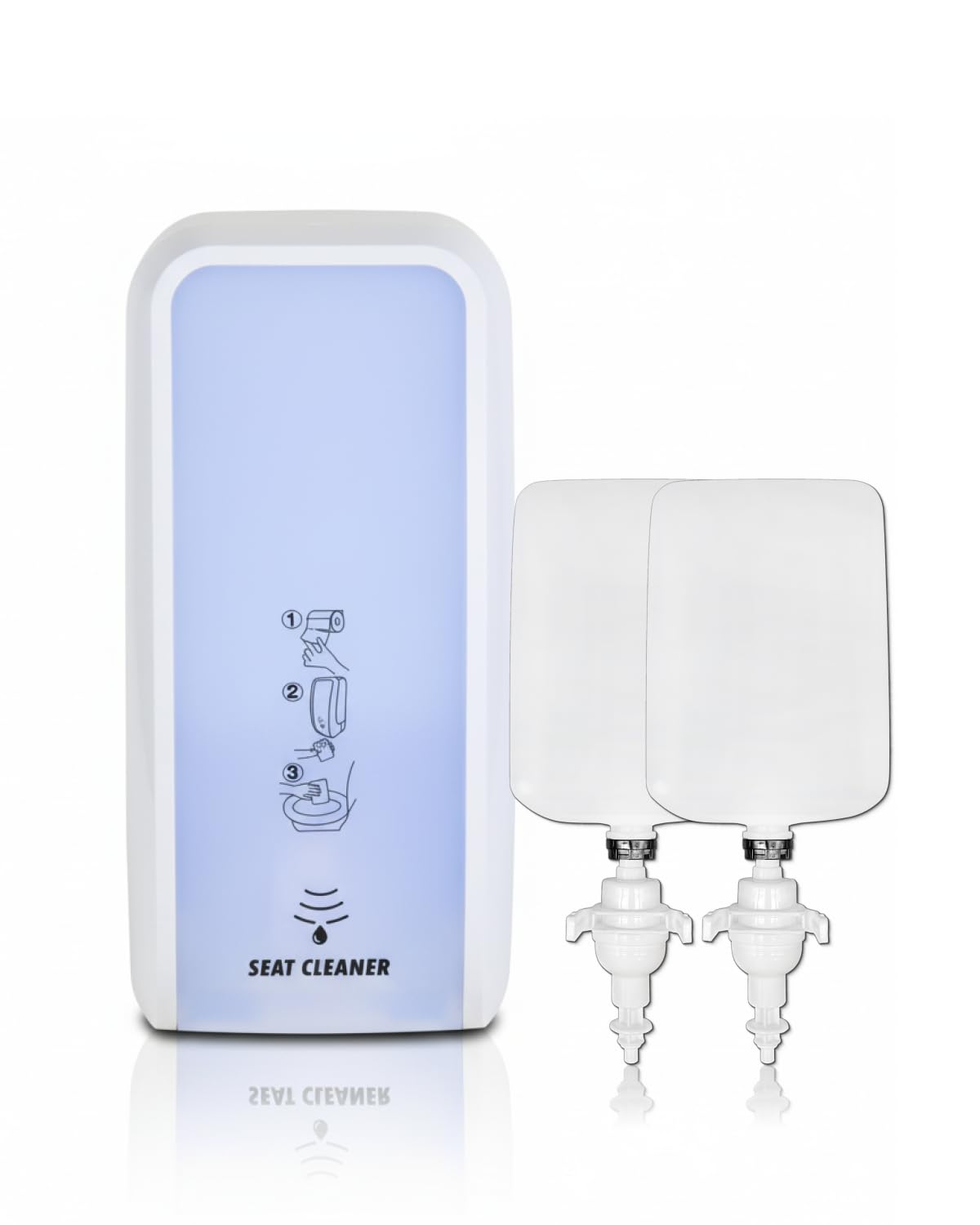 COSMOS Sensor-WC-Sitzreinigerspender Weiß + 2 L