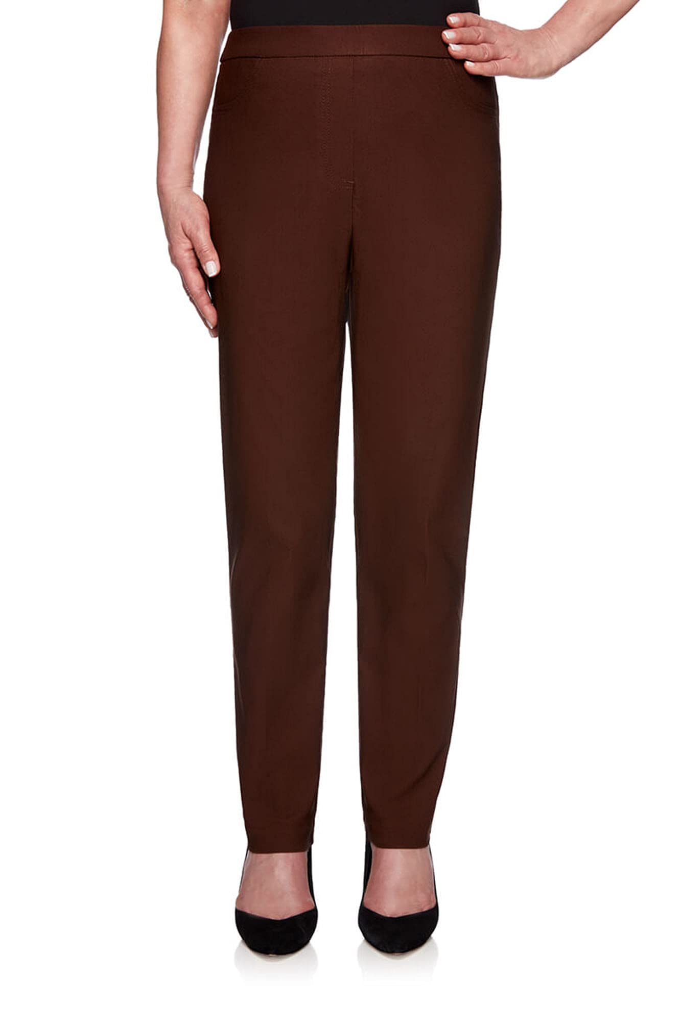 Alfred Dunner Proportioned Short Allure Slim Pant Pants