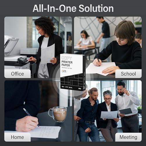 M&G Printer Paper Multipurpose Copy Paper, 8.5 x 11 inches - 3 Ream (1500 Sheets), 20 lb, 95 Bright, White image 3
