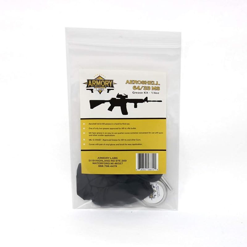 Kit de Graxa AeroShell 33MS para Lubrificação Mecânica com Pincel e Luvas – 1/4 oz