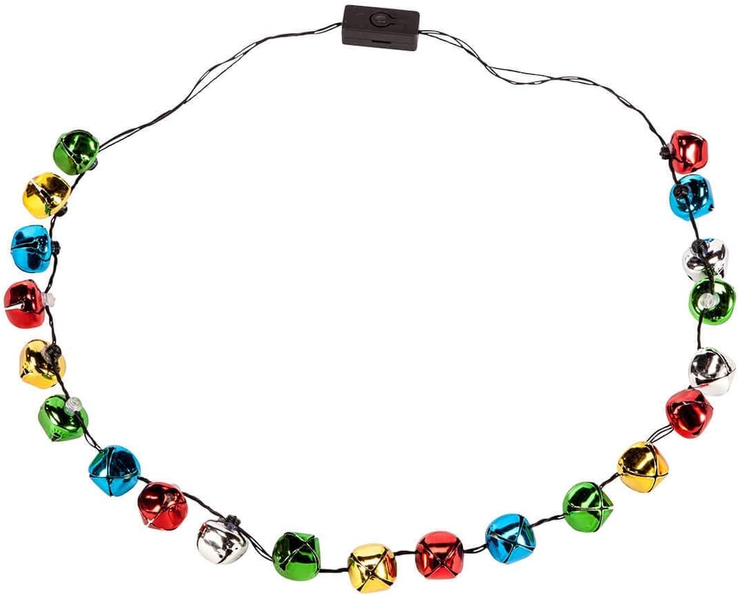DM Merchandising Inc. Lotsa Lites! Jingle Bell Flashing Necklace