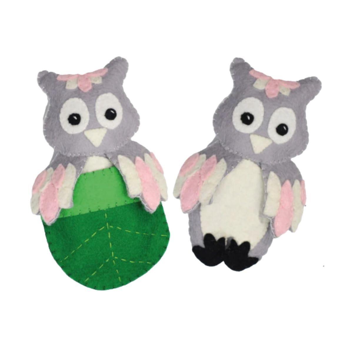 Dotty Design Knitty Critters – Bedtime Buddies – Oakley Owl| Beginner-Friendly Crochet Craft Kit with Recycled Yarn