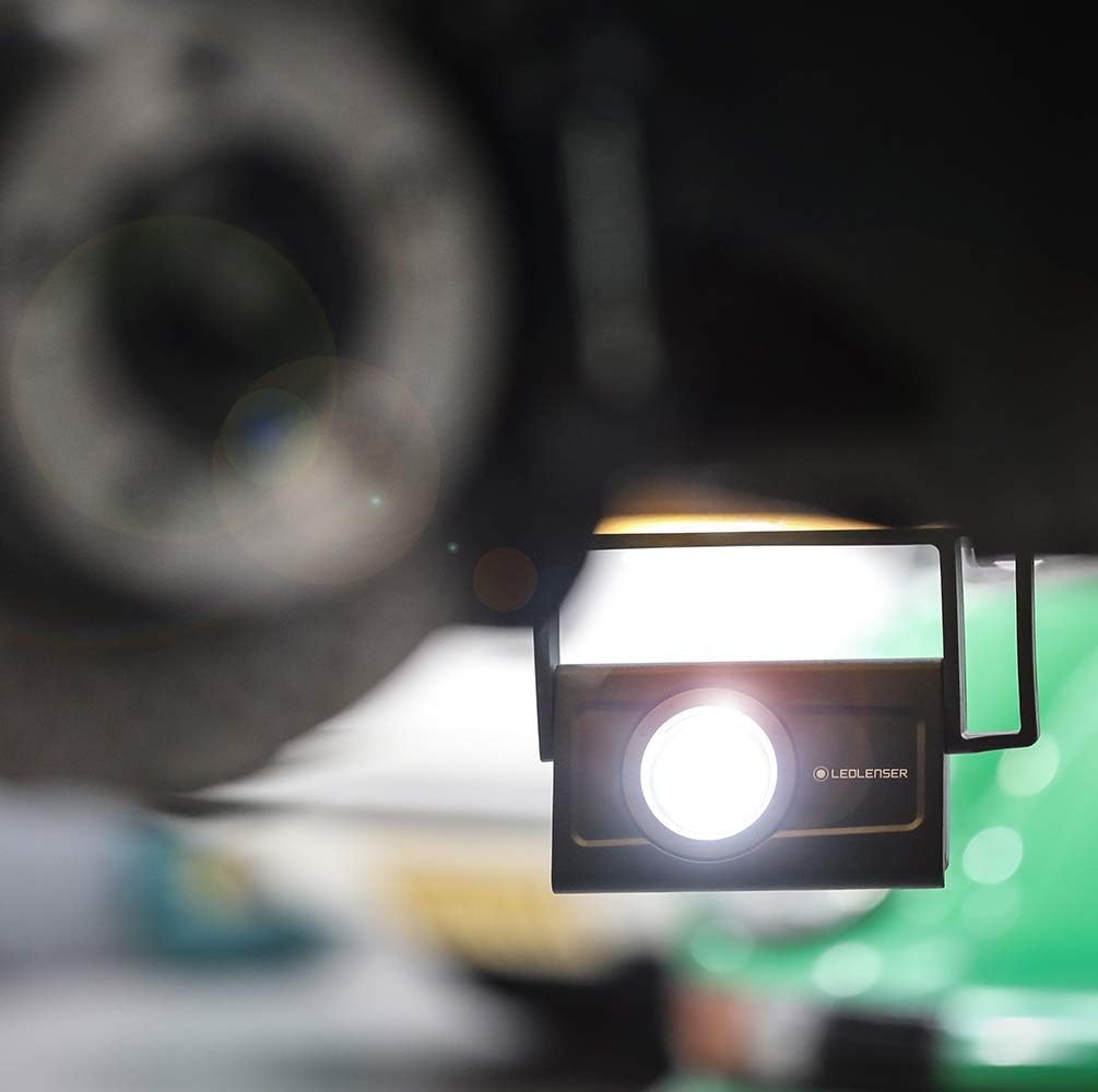 LEDLENSER iF4R Professional Rechargeable Spotlight with Adjustable Brightness Levels, Aluminium