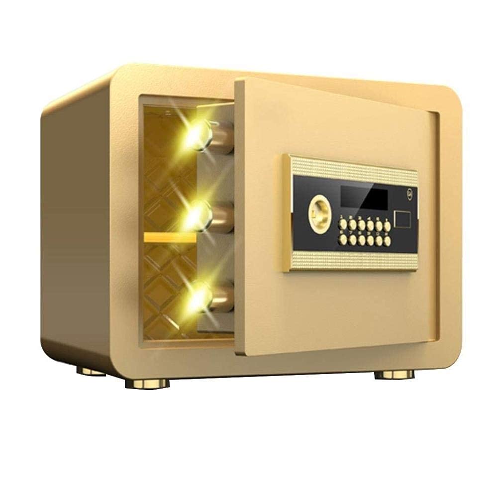 Fireproof Waterproof Safe Deposit Box Digital Lock Safe for Cabinet Safes Single Wal Electronic Locking Wall Safe for