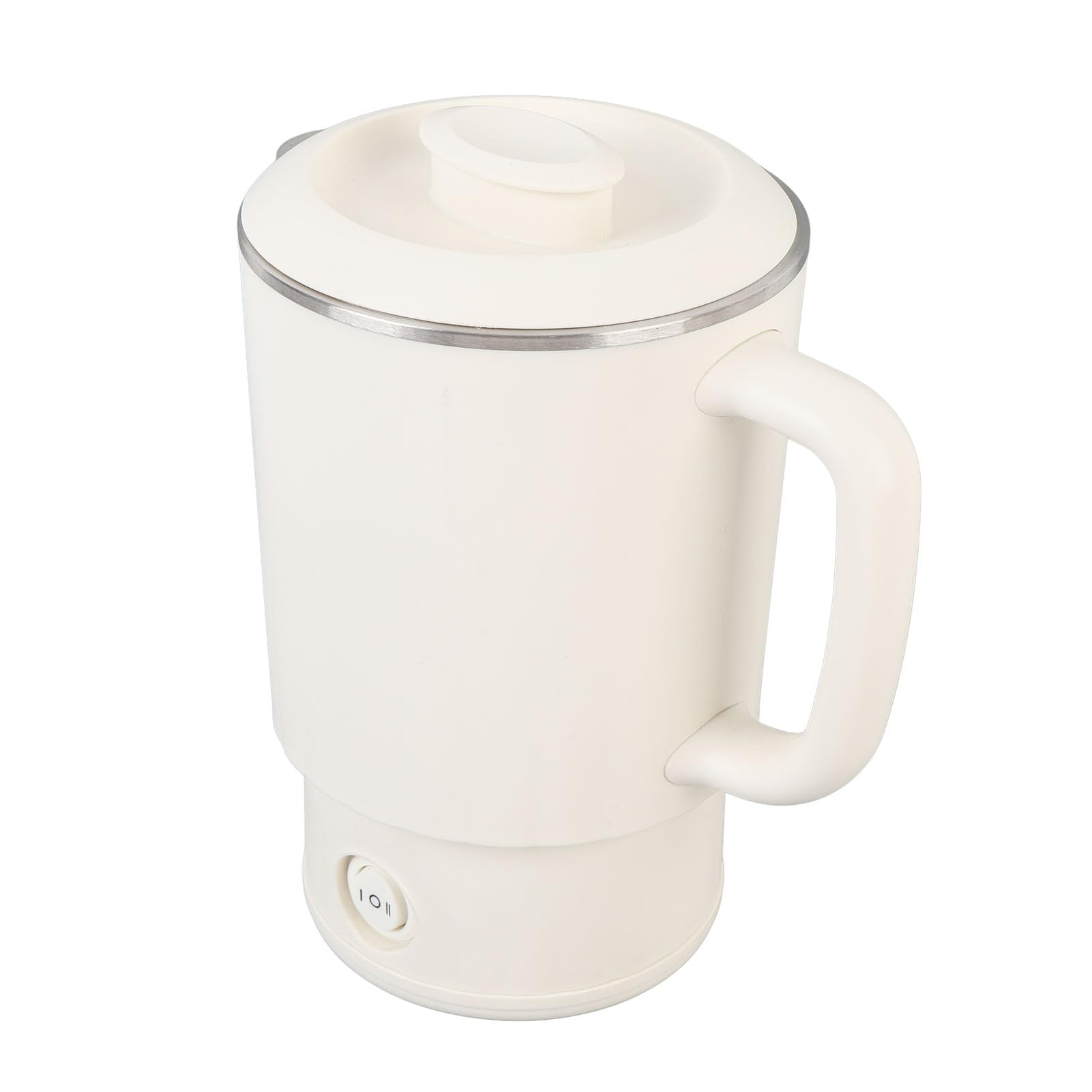 Bollitore Elettrico Portatile Leggero in Acciaio Inossidabile Inossidabile tè Bollente Bollitore per Campeggio da Viaggio (Plug 220v)