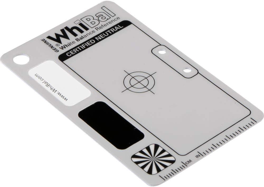 GENUINE WhiBal G7 Certified Neutral White Balance Card - Pocket Card (2.1 x3.35 )