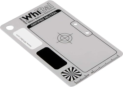 Whibal G7 - Tarjeta de bolsillo de balance de blancos neutros (2.1 x 3.35 pulgadas)