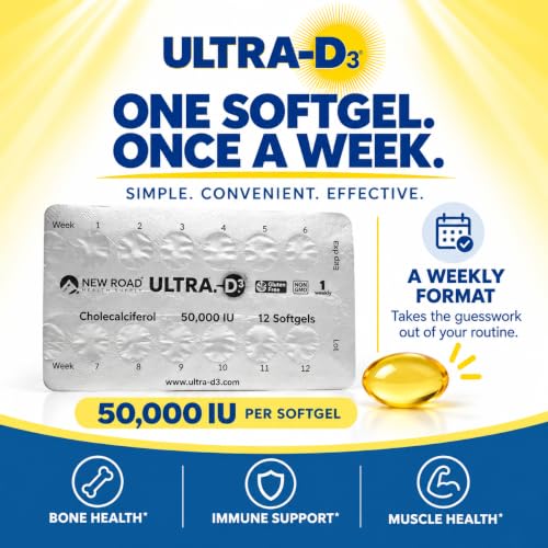 ULTRA-D3 Once-Weekly Vitamin D3 Softgels