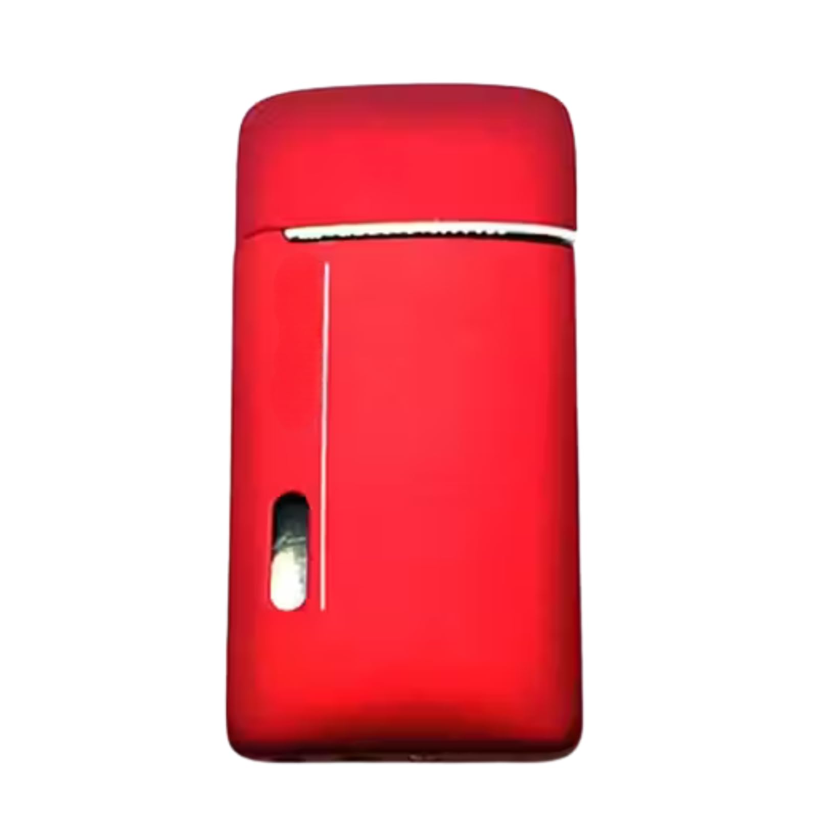 Premium Metal Cigarette Lighter with Cool Red Flame | Refillable Windproof Lighter for Easy Use & Outdoor Activities-image-2