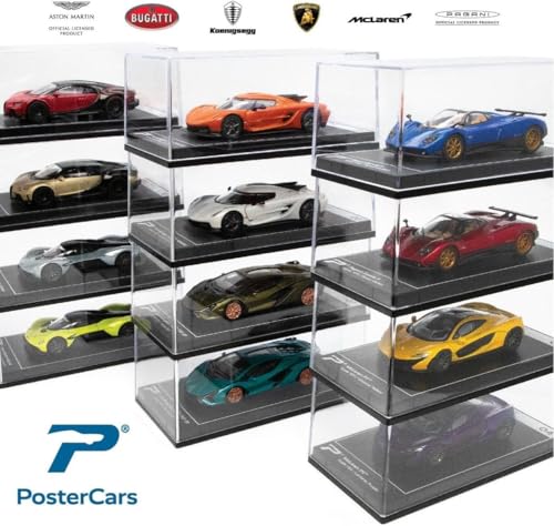 Bugatti Divo Jaune Soufre Amarillo 1:64 PosterCars miniatura 3