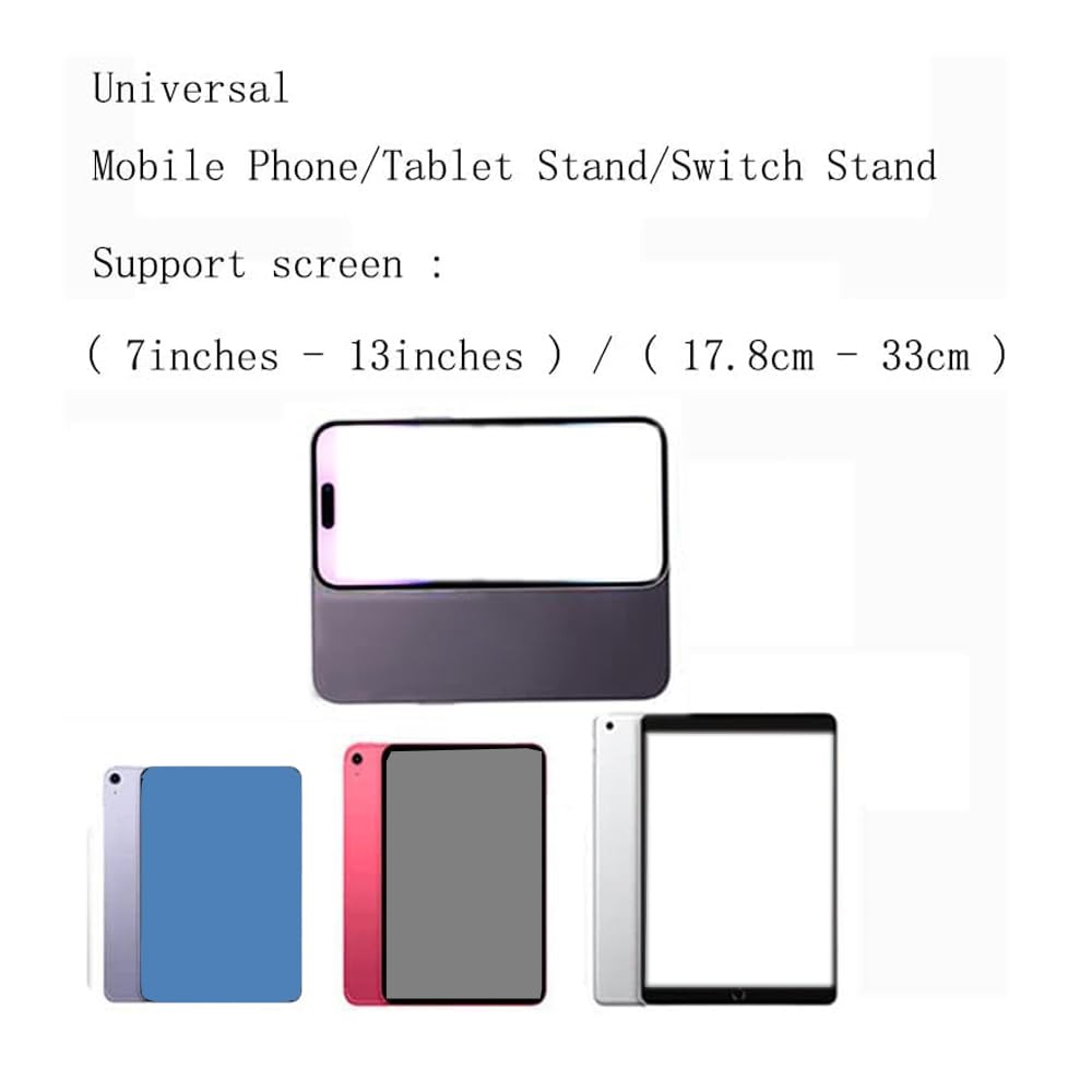 Supporto da parete per tablet, supporto girevole in alluminio con rotazione a 360° per tablet/telefoni da 7"-13", braccio estensibile per montaggio su schermo o staffe a parete