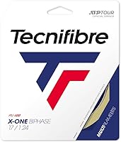 Tecnifibre X-One Biphase 1.18mm Multifilament Tennis String Set 12M Nude - Arm-Friendly Power & Comfort