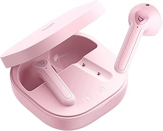 Bluetooth V5.2 Wireless Earbuds, SoundPEATS TrueAir2 Wireless Earphones with Qualcomm QCC3040, 4-Mic cVc 8.0, 25-Hour Total Playtime, TrueWireless Mirroring, Touch Control