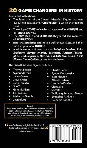 20 Game Changers In History (Series 1); A Note on the Lives and Impact of these Great Minds & Historical Figures (Edison, Freud, Mozart, Joan Of Arc, Jesus, Gandhi, Einstein, Buddha, and more) - Image 2