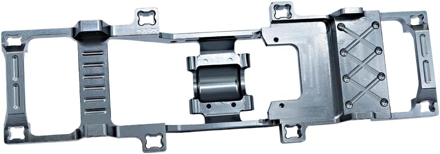 Full Metal Chassis Frame for FMS 1/24 Power Wagon FCX24 RC Crawler Car Model Upgrade Part (Titanium)