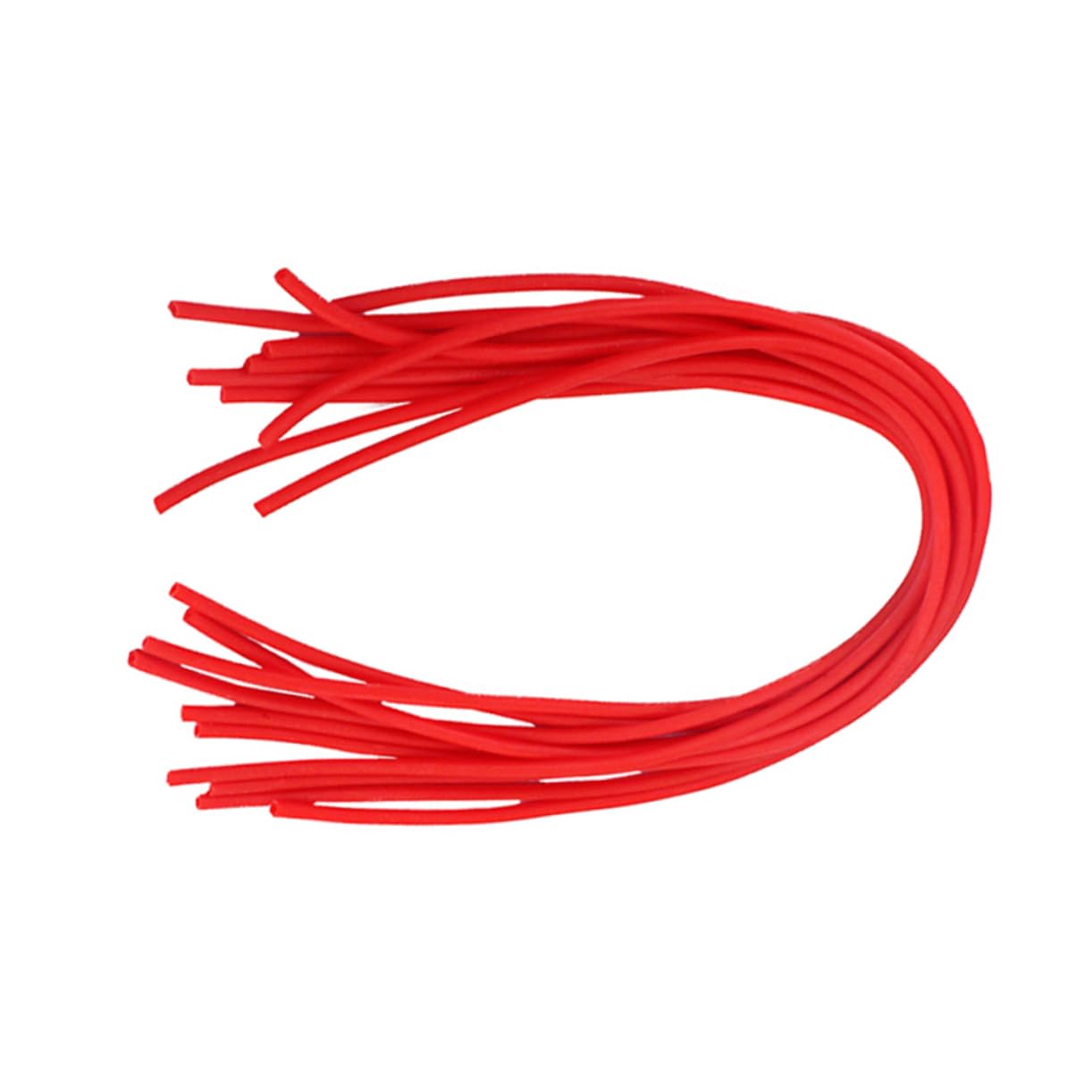 Abaodam Bamboo Hammer Beater Tube 10pcs Red High Elasticity for Chinese Dulcimer