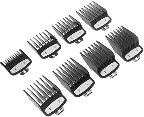 CherryC Professional Comb Set Specially, Clipper Guard Set Attachment Combs Portable Durable Metal for Premium Home