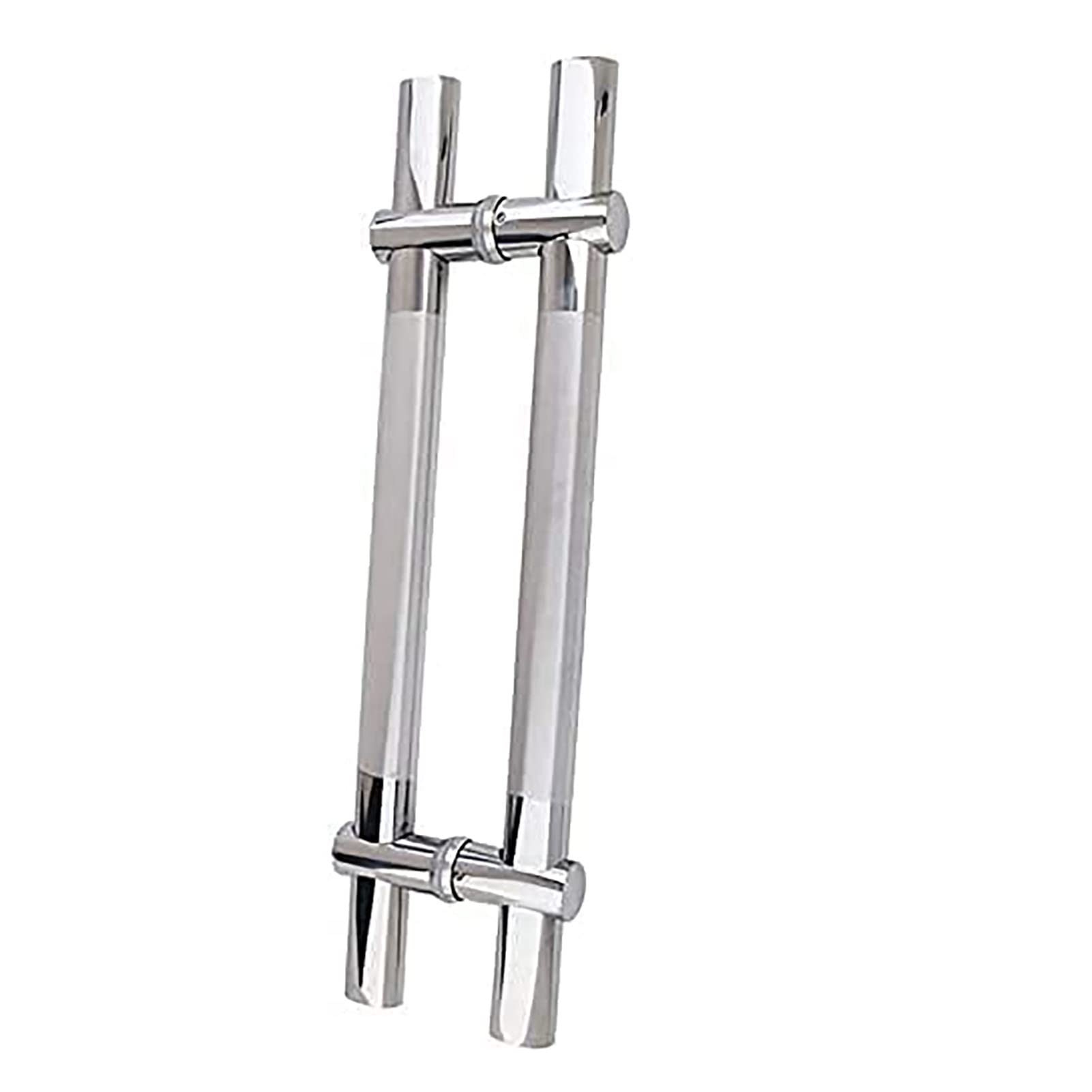 Poignée de porte de grange moderne double usage en bois ou vitrée