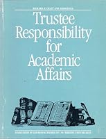 Trustee Responsibility for Academic Affairs 9995162180 Book Cover
