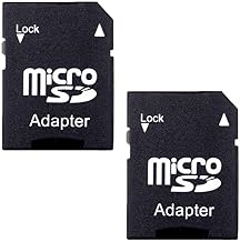 Ultra Micro SD Adapter, 2 PCS SD Card Adapter for Micro SD Cards for Mobile Tablet Black