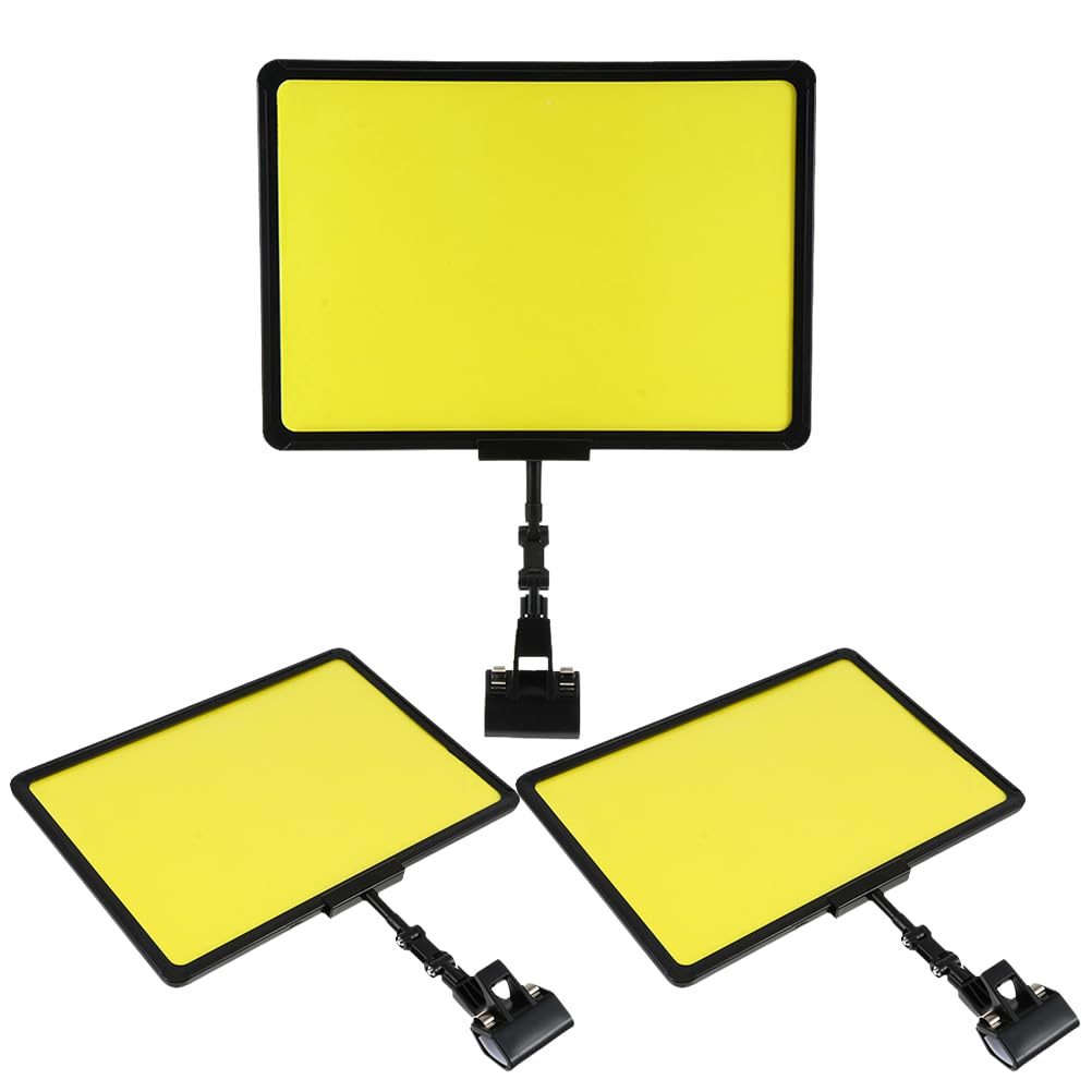 Supporto Prezzo con Clip, 3 Pezzi Abs, Cartello Promozionale