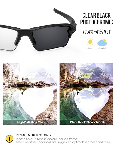 Image of BLAZERBUCK Anti Salt Replacement Lenses & Sock Kit for Oakley Flak 2.0 XL OO9188 Sunglasses