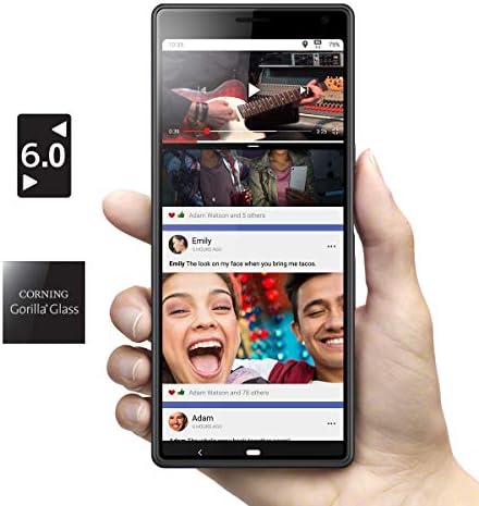 Sony Xperia 10 Plus GSM Unlocked Smartphone - Black