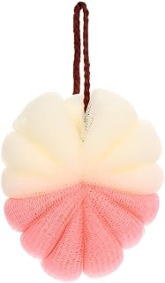 ليفة استحمام ناعمة - اسفنجات استحمام مبهجة بتصميم شبكي وحلقة تعليق للتنظيف بدون مجهود، متوفرة في مجموعة متنوعة من الالوان