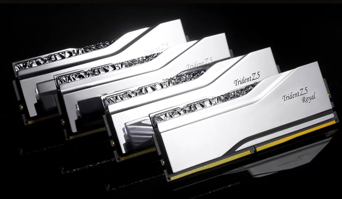 GSKILL 32GB (2x16GB) TZ5 Royal Neo Silver RGB DDR5 8000MHz CL38
