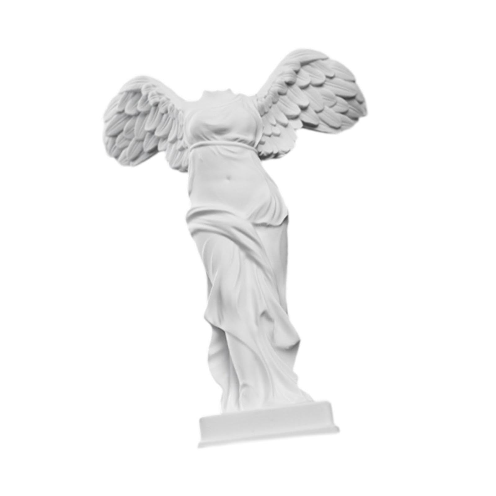 TWISAXC Winged Victories Resin Statue Timeless Art Piece For Bedroom Or Bookshelf Desk Figure Ornament Farmhouse Christmas Party