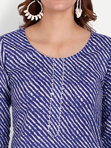 Image of Women's Cotton Printed Straight Kurti