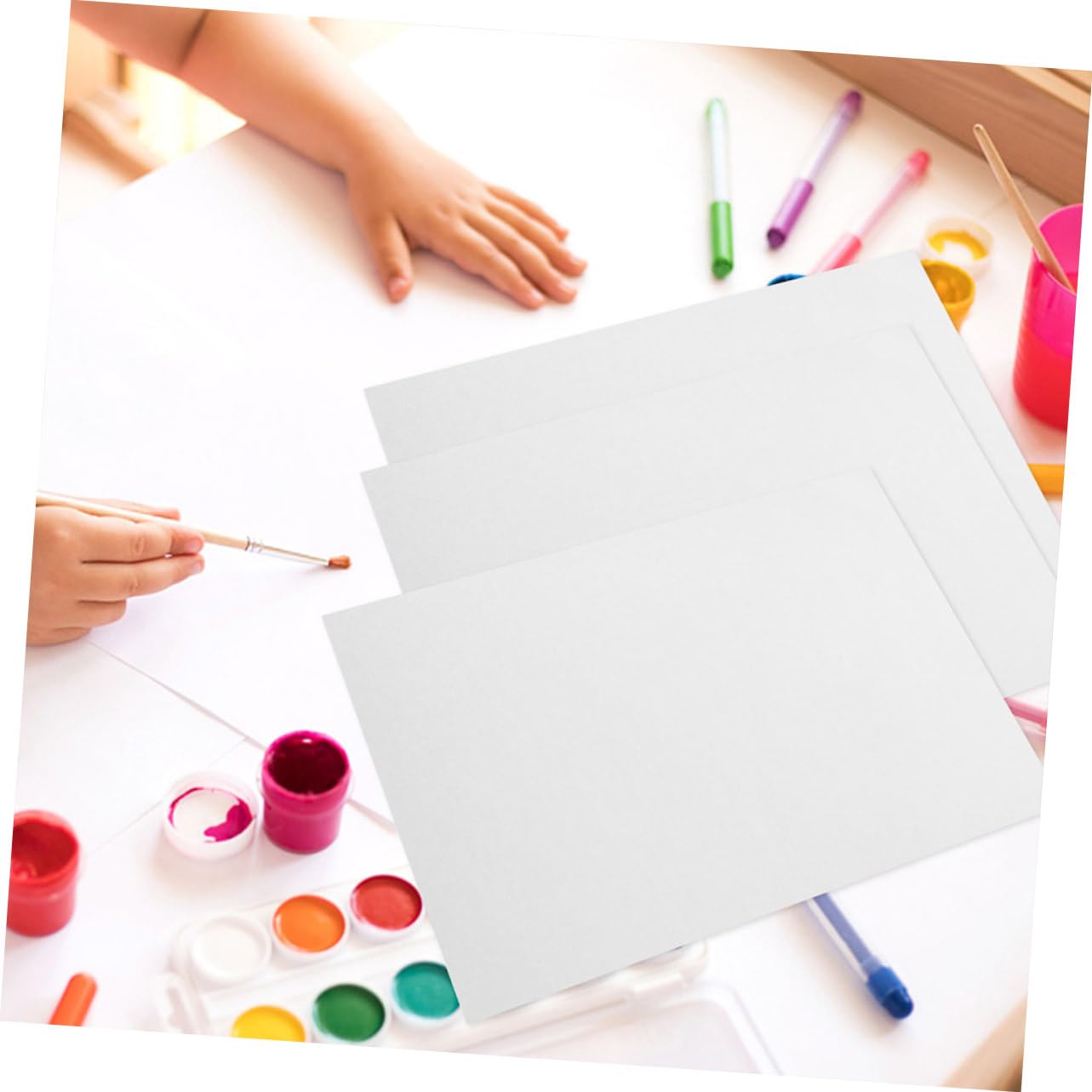 DOITOOL 100blätter Aquarellpapier in Großpackungen Dickes Künstler-malpapier Für Aquarelltechniken Aquarellpapier Zum Malen Für Verschiedene Projekte Und Malsitzungen