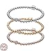 New 2025 Classic Luxury 925 Sterling Silver Exquisite Shinys Gold Color Bead Chain Bracelet Charm Jewelry Surprise Gift Jewelry Fashion Accessories Creative Gift