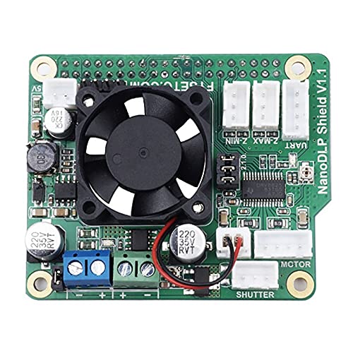 Lysee 3D Printer Parts & Accessories - for NanoDLP Shield V1.1 Light Curing Expansion Board+1602A Display IIC/I2C Set 3D Printer Accessories - (Color: Picture Color)
