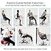 HAG Capisco Adjustable Sit to Stand Desk Chair - Black Frame - Leather Tan Brown Seat