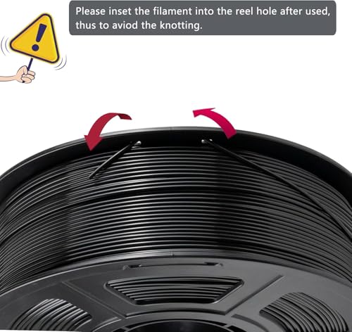 Image of 3D Printer ASA Filament Bundle, Neatly Wound 3D Printing Filament 4kg (2.2lbs),ASA Filament 1.75mm Dimension Accuracy + /- 0.02mm, 3D Printer Filament ASA Black White Gray Army Green