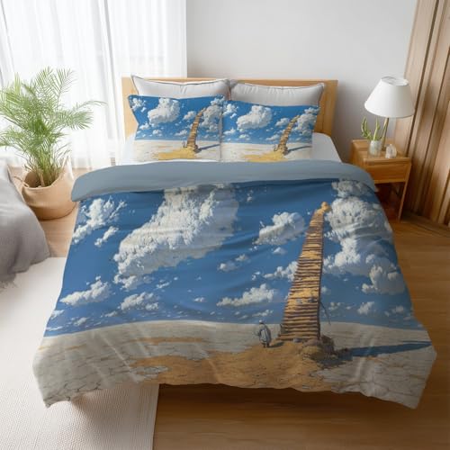 Genérico Transpirable Estampado Azul Amarillo