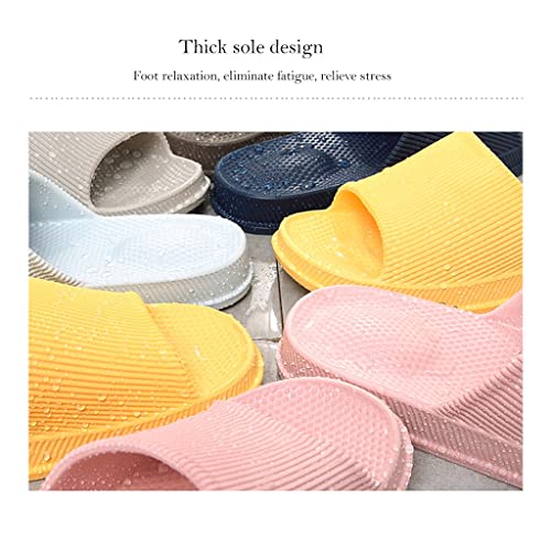 MTFBQ Slippers for Woman Indoor Slip On Summer Shoes Unisex Slide Sandal Women Mens Outdoor Slippers Bathroom Cloud Slipper Couples Shower Sandals Non-Slip Lightweight Spa Sauna Massage Slippers2