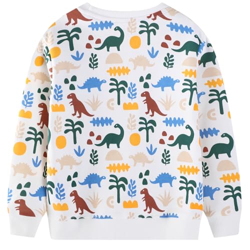 Image of Hongshilian Unisex Kids Cute Cartoon Cotton Sweater Shirt