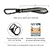 Kurgo Dog seat Belt Pet Safety Tether with Carabiner, Tru-Fit Enhanced Strength Replacement Tether, Use with Car Safety Dog Harness, seat Belt Tether (Black/Grey)